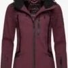 Marikoo Vestes Dhiver Veste D’hiver Femme Bordeaux