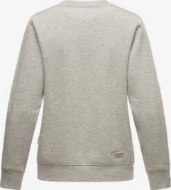 Marikoo Sweats Sweat-shirt Umikoo Femme Gris Chiné -Veste Mode 20ad2e0605f1a959bc266456407c5b43