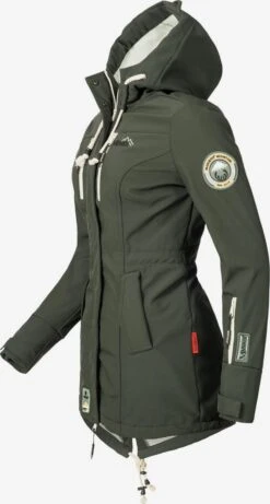 Marikoo Manteaux De Pluie Manteau Fonctionnel Zimtzicke Femme Kaki -Veste Mode 2115b60c353631bc4b8b8311e442102d