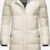 Marikoo Manteaux Dhiver Manteau D’hiver Femme Blanc