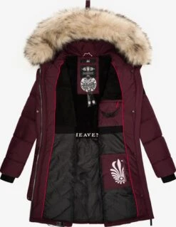Marikoo Manteaux Dhiver Manteau D’hiver Chaskaa Femme Bordeaux -Veste Mode 2489e7fadb1ac1f0376453999e9d485e