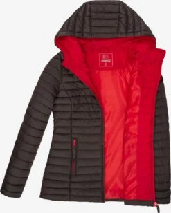 Marikoo Vestes De Mi-saison Veste Mi-saison Asraa Femme Bleu Marine -Veste Mode 253378d042bb7dfb3de0bd7827c3aef9