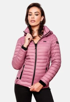 Marikoo Vestes De Mi-saison Veste Mi-saison Samtpfote Femme Rose -Veste Mode 25eddfae56c669c34f30ccae09dc511c