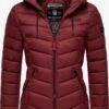 Marikoo Vestes De Mi-saison Veste Mi-saison Kuala Femme Rouge -Veste Mode 26681074930e8da9479da30565412e5d