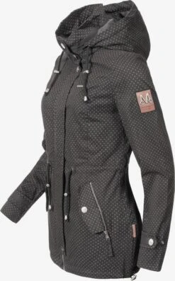 Marikoo Parkas Parka Mi-saison Nyokoo Femme Noir -Veste Mode 26f4c079bd96dcc968a6491fbfb0ad10