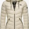 Marikoo Vestes De Mi-saison Veste Mi-saison Kuala Femme Beige Clair -Veste Mode 27f6e82030fc6411784ce9f2599c6a0c
