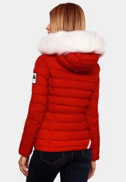 Marikoo Vestes Dhiver Veste D’hiver Nasriin Femme Rouge -Veste Mode 281e2f230eb03d3e9e439329cda9ab35