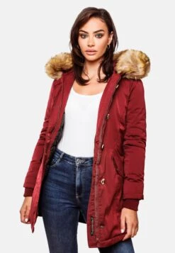 Marikoo Parkas Parka D’hiver Karmaa Femme Rouge / Rouge Sang -Veste Mode 2919ec6cca1f5ba2576018533c2f6052