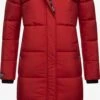 Marikoo Manteaux Dhiver Manteau D’hiver Femme Rouge Rubis -Veste Mode 2921e182a5c3a844caa88c32fcccba2d