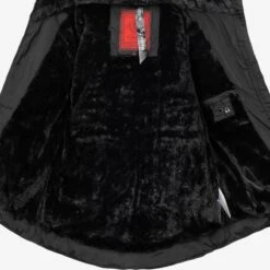 Marikoo Vestes Dhiver Veste D’hiver Amber Femme Noir -Veste Mode 299597aad8099dcd18d9b2118bc2e300