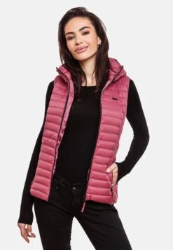 Marikoo Vestes Sans Manches Gilet Hasenpfote Femme Pitaya -Veste Mode 2a213822afd0bac23a0363a87981f3d2
