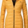 Marikoo Manteaux Courts Manteau D’hiver Abendsternchen Femme Jaune Dor -Veste Mode 2a45874ef8c69483484b698fe7c0845c