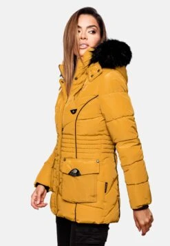 Marikoo Vestes Dhiver Veste D’hiver Vanilla Femme Jaune -Veste Mode 2aa7ddbbc76260a86edc8875fe671206