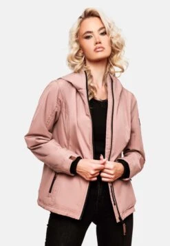 Marikoo Vestes De Mi-saison Veste Mi-saison Brombeere Femme Rose -Veste Mode 2c0ff26907c498aaa2e42a0a34a85284