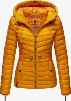 Marikoo Vestes De Mi-saison Veste Mi-saison Aniyaa Femme Jaune Dor -Veste Mode 2cd70ce31d8226ac25202882c257eadb