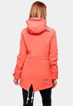 Marikoo Manteaux De Pluie Manteau Fonctionnel Zimtzicke Femme Corail -Veste Mode 2d993d0ee42268bfa6ee9ddec99861c7