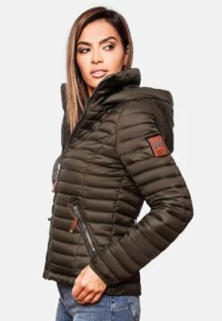 Marikoo Vestes De Mi-saison Veste Mi-saison Löwenbaby Femme Anthracite -Veste Mode 2f6d1df01cc8f2f754317ef8de86d7d9