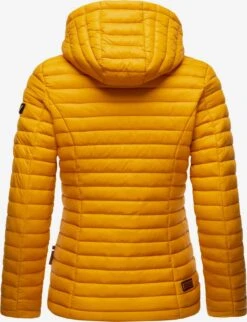 Marikoo Vestes De Mi-saison Veste Mi-saison Asraa Femme Jaune -Veste Mode 311ae4db8d2166552064f8694d996837