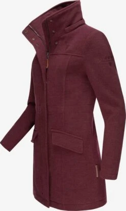 Marikoo Manteaux Dhiver Manteau D’hiver Femme Bordeaux -Veste Mode 3133e7b4020eb907f3a8fb8292202dcc