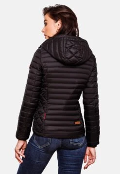 Marikoo Vestes De Mi-saison Veste Mi-saison Samtpfote Femme Noir -Veste Mode 345d865e6d72d1f3490f48a722833c80