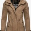 Marikoo Parkas Parka Mi-saison Nyokoo Femme Noisette -Veste Mode 347e0eaf2167a88c56cf04d5e6bb4b92