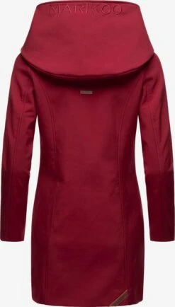 Marikoo Manteaux De Pluie Manteau Fonctionnel Mayleen Femme Rouge Cerise -Veste Mode 348fe9ff50998b8aaa228776d52c1ed1