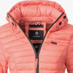 Marikoo Vestes De Mi-saison Veste Mi-saison Samtpfote Femme Corail -Veste Mode 34e25404cf4d9bc746883801f373c05f