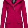 Marikoo Manteaux De Pluie Manteau Fonctionnel Mayleen Femme Magenta -Veste Mode 35ed568870c2d13586a50a49a8b911ba