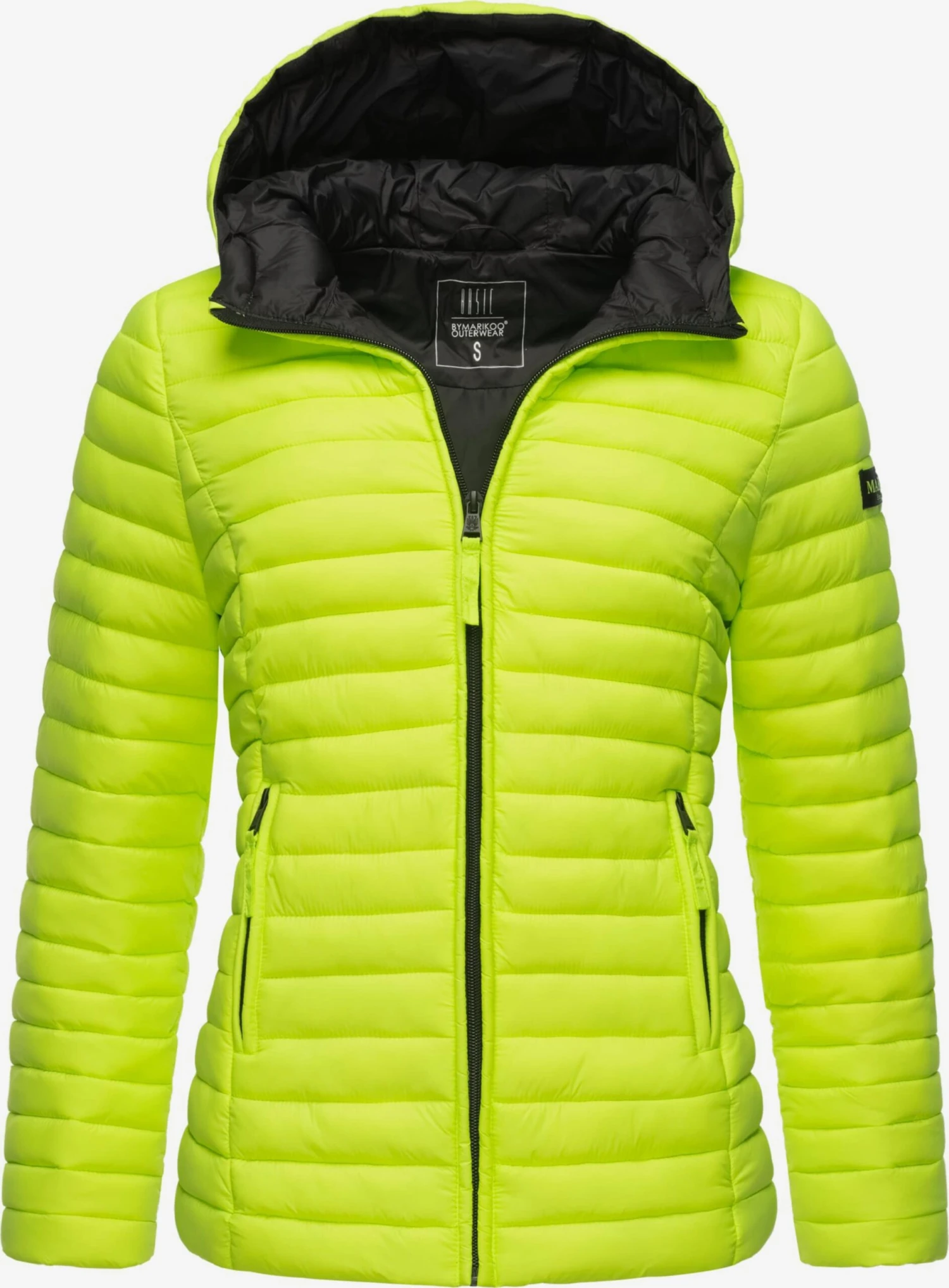 Marikoo Vestes De Mi-saison Veste Mi-saison Asraa Femme Vert Fluo 3 Marikoo Vestes De Mi-saison Veste Mi-saison Asraa Femme Vert Fluo