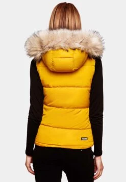 Marikoo Vestes Sans Manches Gilet Eisflöckchen Femme Jaune 20 Marikoo Vestes Sans Manches Gilet Eisflöckchen Femme Jaune -Veste Mode 37778c9d517050b16375ba903a05cc88