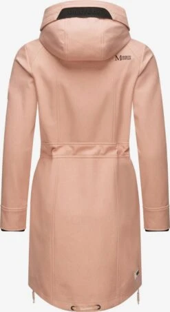 Marikoo Parkas Parka Mi-saison Femme Rose -Veste Mode 385ac125123bc9fbedd56142e53b355b