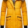 Marikoo Manteaux Dhiver Manteau D’hiver Chaskaa Femme Jaune -Veste Mode 392813a2b85b55c219dc067c7de032a0