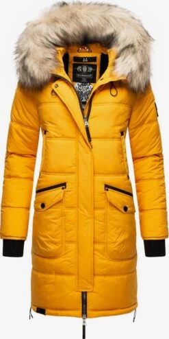 Marikoo Manteaux Dhiver Manteau D’hiver Chaskaa Femme Jaune