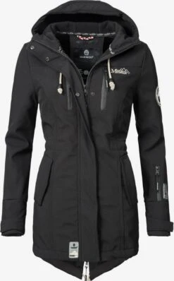 Marikoo Manteaux De Pluie Manteau Fonctionnel Zimtzicke Femme Noir