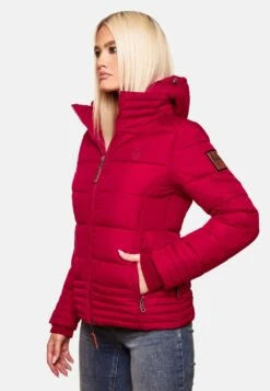 Marikoo Vestes Dhiver Veste D’hiver Sole Femme Framboise -Veste Mode 3a00256ac4c238efb1bdaaff1bc93e14