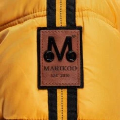 Marikoo Manteaux Dhiver Manteau D’hiver Armasa Femme Jaune -Veste Mode 3a664c2c6ccf1a12e9878b8b7ac77910
