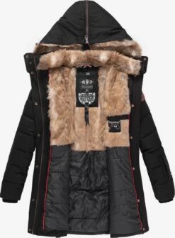 Marikoo Manteaux Courts Manteau D’hiver Femme Noir -Veste Mode 3a76ff19317d13bcd2d1c68b52375d7d