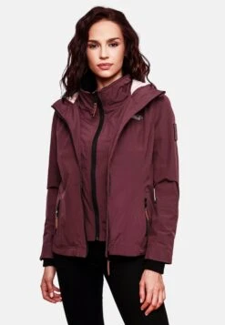 Marikoo Vestes Dextérieur Veste Fonctionnelle Erdbeere Femme Lie De Vin -Veste Mode 3b32764306740e3ea2aa5c75f4439525