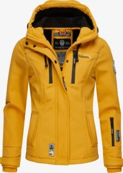 Marikoo Vestes De Mi-saison Veste Mi-saison Kleine Zicke Femme Jaune -Veste Mode 3b91e868ac8b7051e5483e79006e59c4