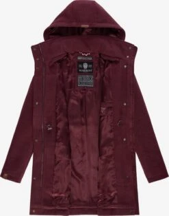 Marikoo Manteaux Dhiver Manteau D’hiver Femme Bordeaux -Veste Mode 3bb686131cc9f63960e3584c6f9ad524
