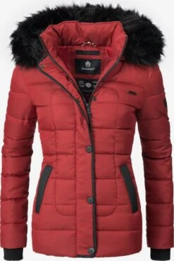 Marikoo Vestes Dhiver Veste D’hiver Unique Femme Rouge