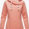 Marikoo Sweats à Capuche Sweat-shirt Izuyaa Femme Abricot -Veste Mode 3c19ada0b396637246eec7895220cce2