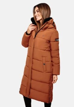 Marikoo Manteaux Dhiver Manteau D’hiver Femme Cognac -Veste Mode 3c74ddbd9939062fd56129adab84bd0a