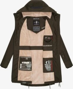 Marikoo Parkas Parka Mi-saison Femme Olive -Veste Mode 3d966f470f211fcbb1efc470dcfde18d