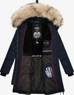 Marikoo Manteaux Dhiver Manteau D’hiver Chaskaa Femme Bleu Marine -Veste Mode 3de8380c1c5eee365d7ff9df55ee4d09