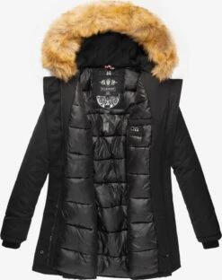 Marikoo Parkas Parka D’hiver Karmaa Femme Noir -Veste Mode 3ecc082544bc5e897d87ff08bec65783