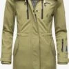 Marikoo Manteaux De Pluie Manteau Fonctionnel Zimtzicke Femme Olive -Veste Mode 3ed136b7bbd42638d3a800c6ca70c984