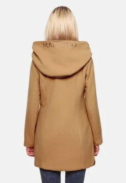 Marikoo Manteaux Dhiver Manteau D’hiver Maikoo Femme Caramel -Veste Mode 3f08a00efae293b776b8cd8480c14351