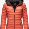 Marikoo Vestes De Mi-saison Veste Mi-saison Asraa Femme Corail -Veste Mode 407e12202b10eab0cd4bf5e4eedb98f8