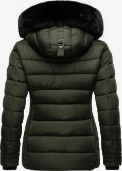 Marikoo Vestes Dhiver Veste D’hiver Qesraa Femme Kaki -Veste Mode 40db9cbc1e88af21c5adea75bc9083b1